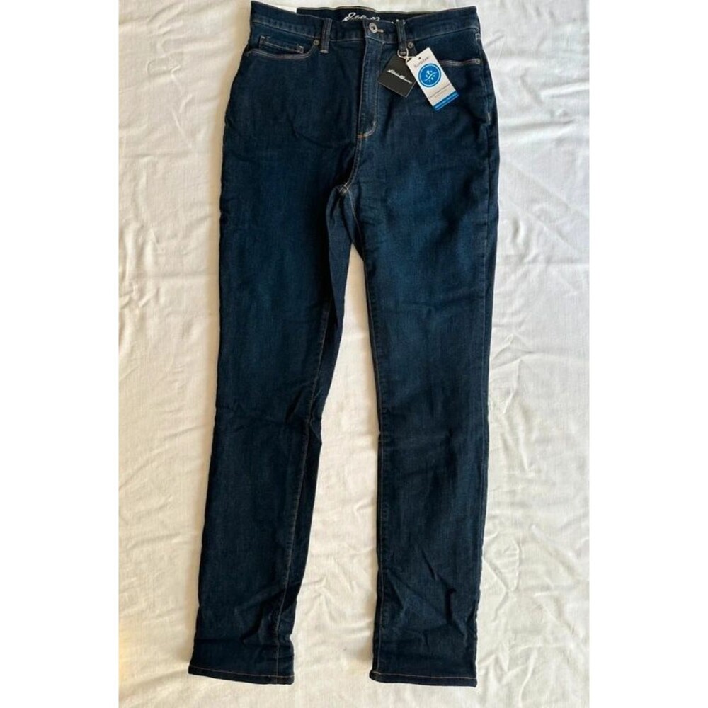 Eddie Bauer Voyager High Rise Straight women's fleece lined jeans size 10T NWT